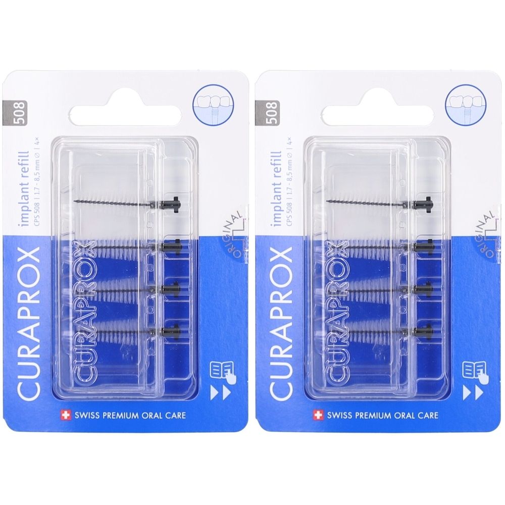 Curaprox Bürstenaufsätze CPS 508 Implant
