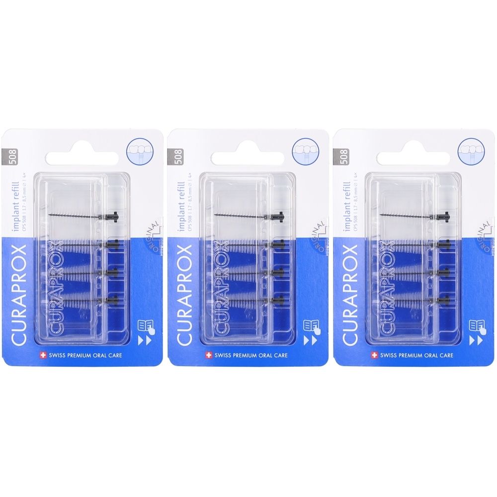 Curaprox Bürstenaufsätze CPS 508 Implant