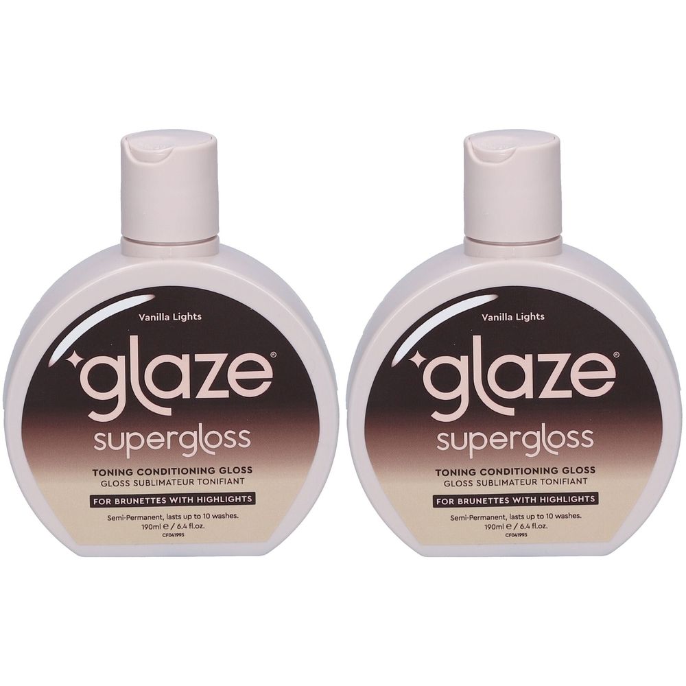 Glasur Supergloss Vanille Lichter Soin Gloss Tonifiant Brünetten Mèches