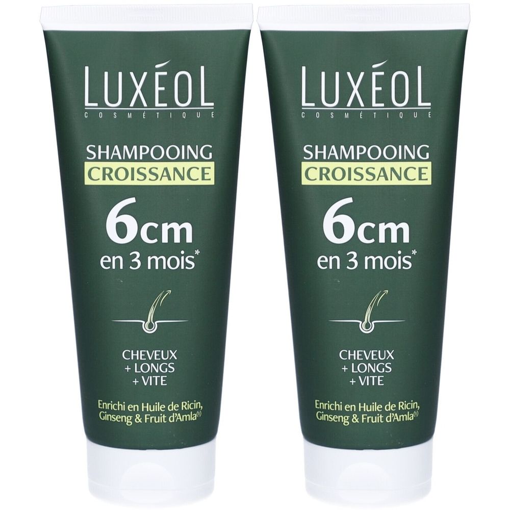 Luxéol Shampoo Haarwachstum +6 cm in 3 Monaten Sulfatfrei