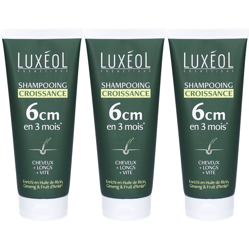 Luxéol Shampoo Haarwachstum +6 cm in 3 Monaten Sulfatfrei