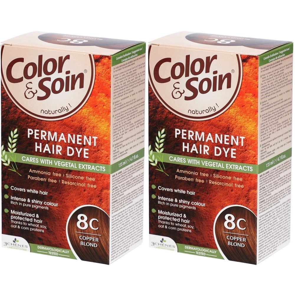 Les 3 Chênes Color & Soin Coloration 8C Kupferblond