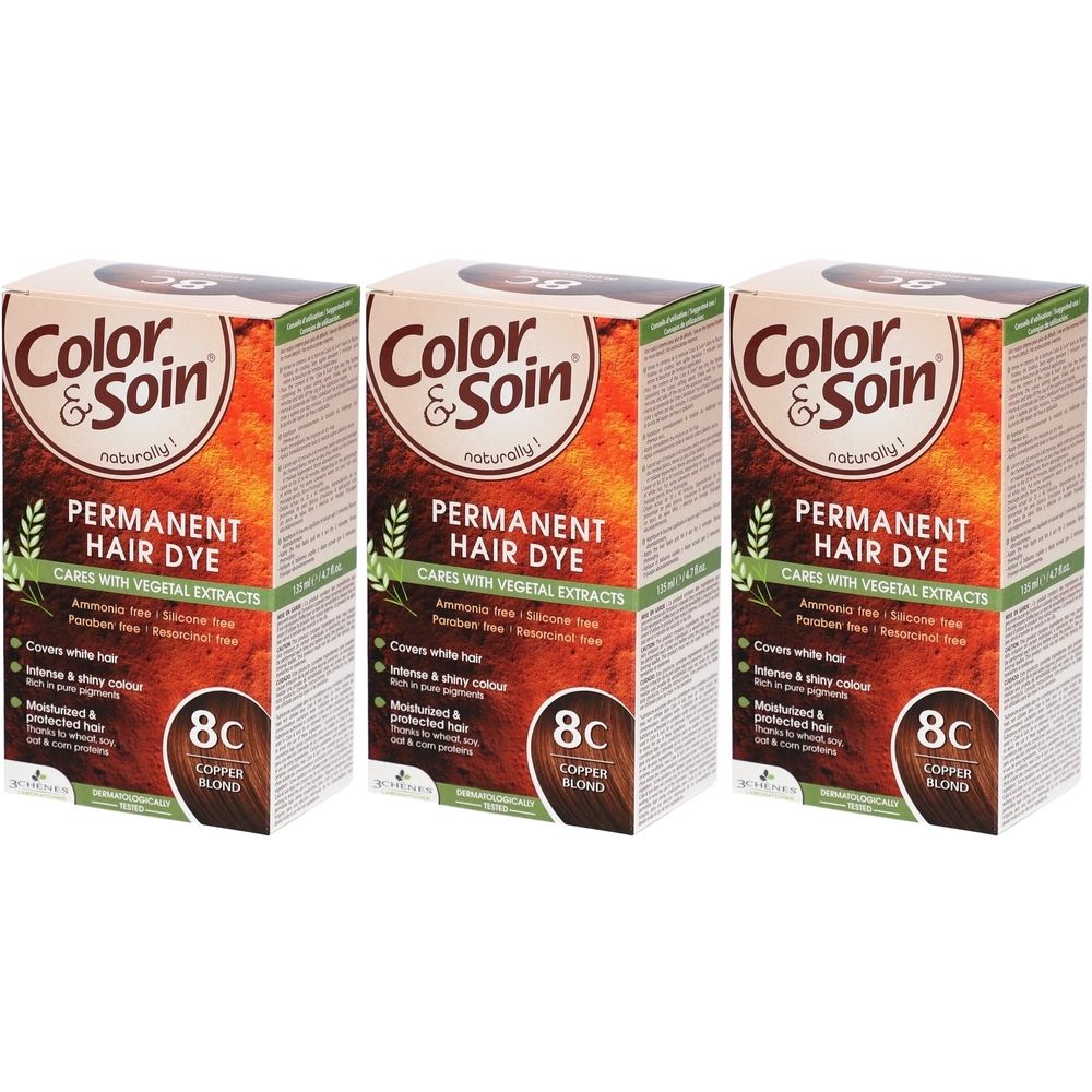 Les 3 Chênes Color & Soin Coloration 8C Kupferblond