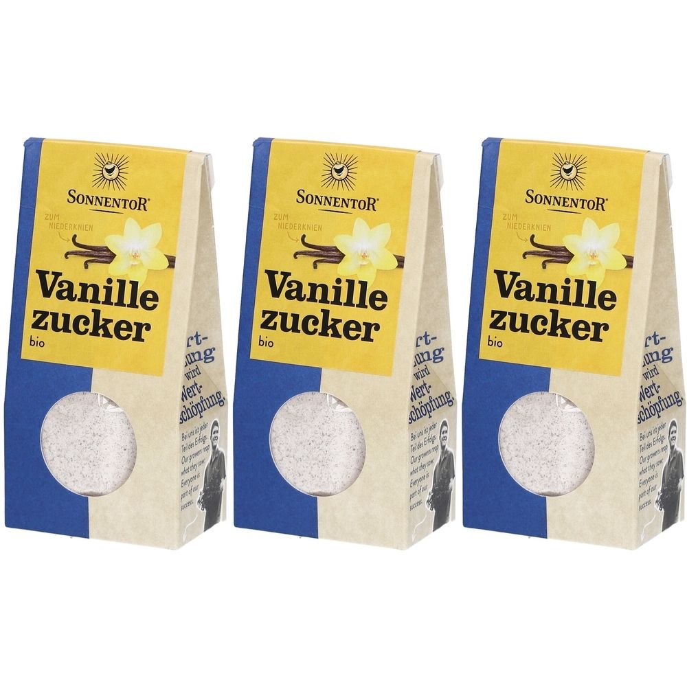 Sonnentor Bio Vanille Zucker - Mischung aus Zucker & Bourbon Vanille