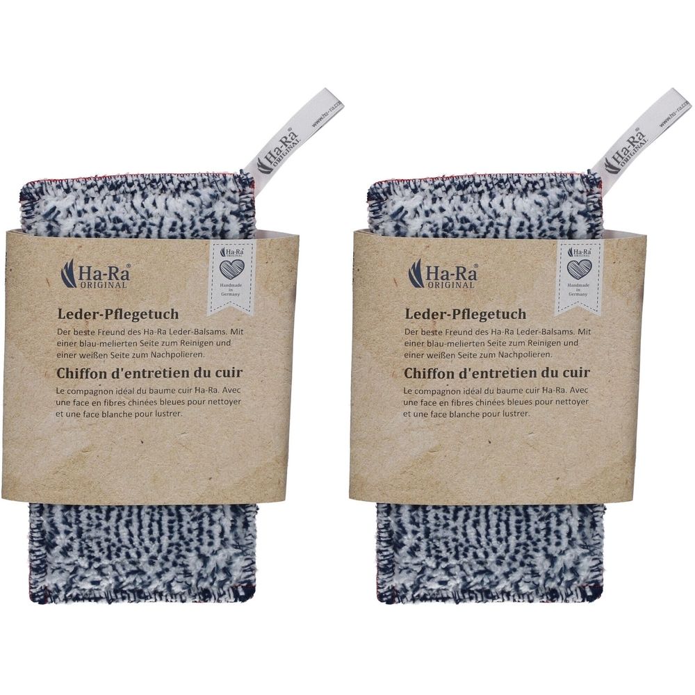 Ha-Ra® Leder-Pflegetuch für sanfte Reinigung und Politur