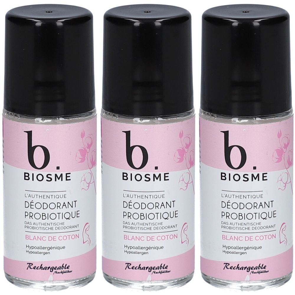Biosme Probiotisches Deodorant Blanc de Coton Roll-on