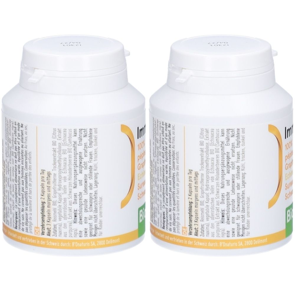 BIONaturis Immunity Flash - Grapefruitkerne, Echinacea, Holunder bio