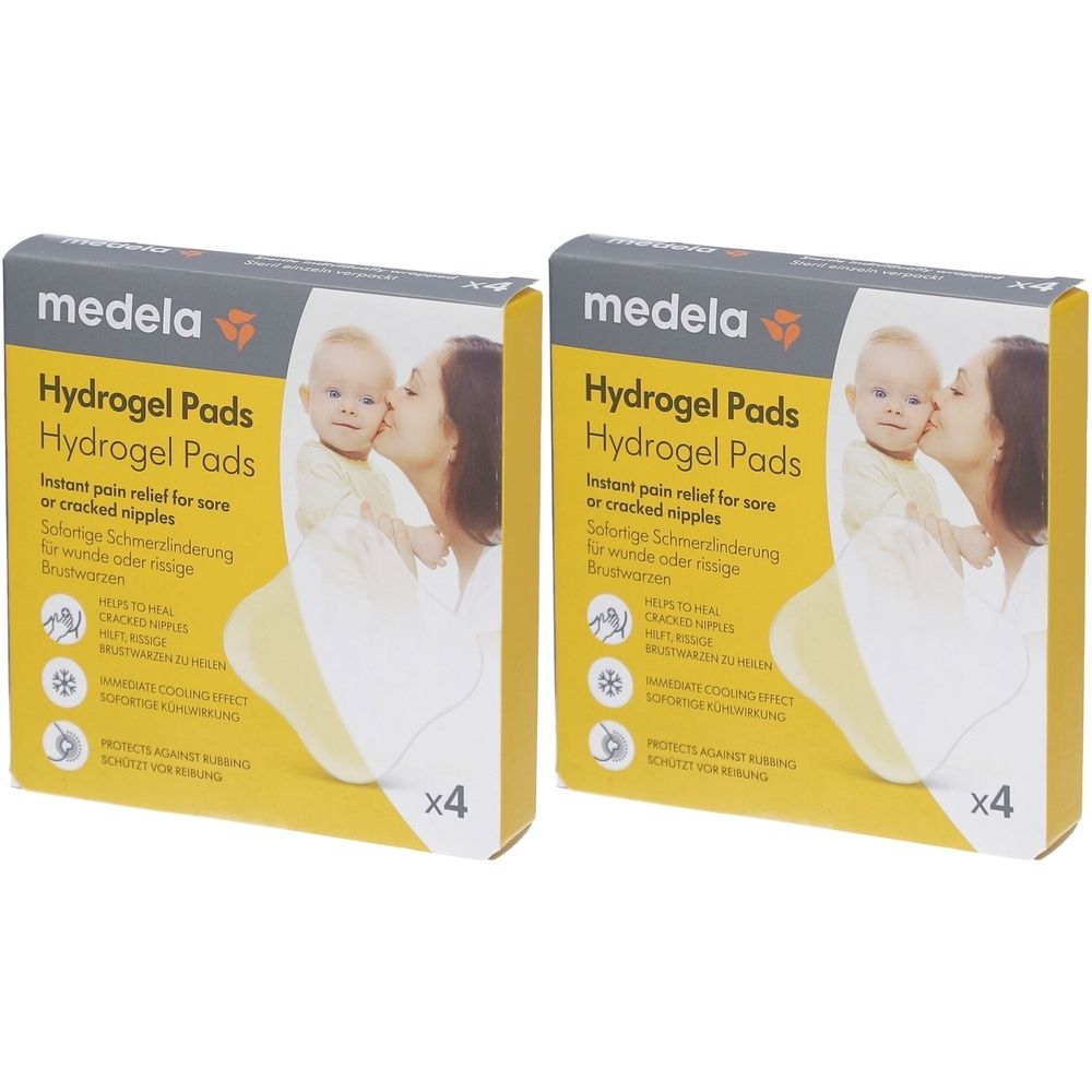 Medela Hydrogel-Kompressen Stillen x4