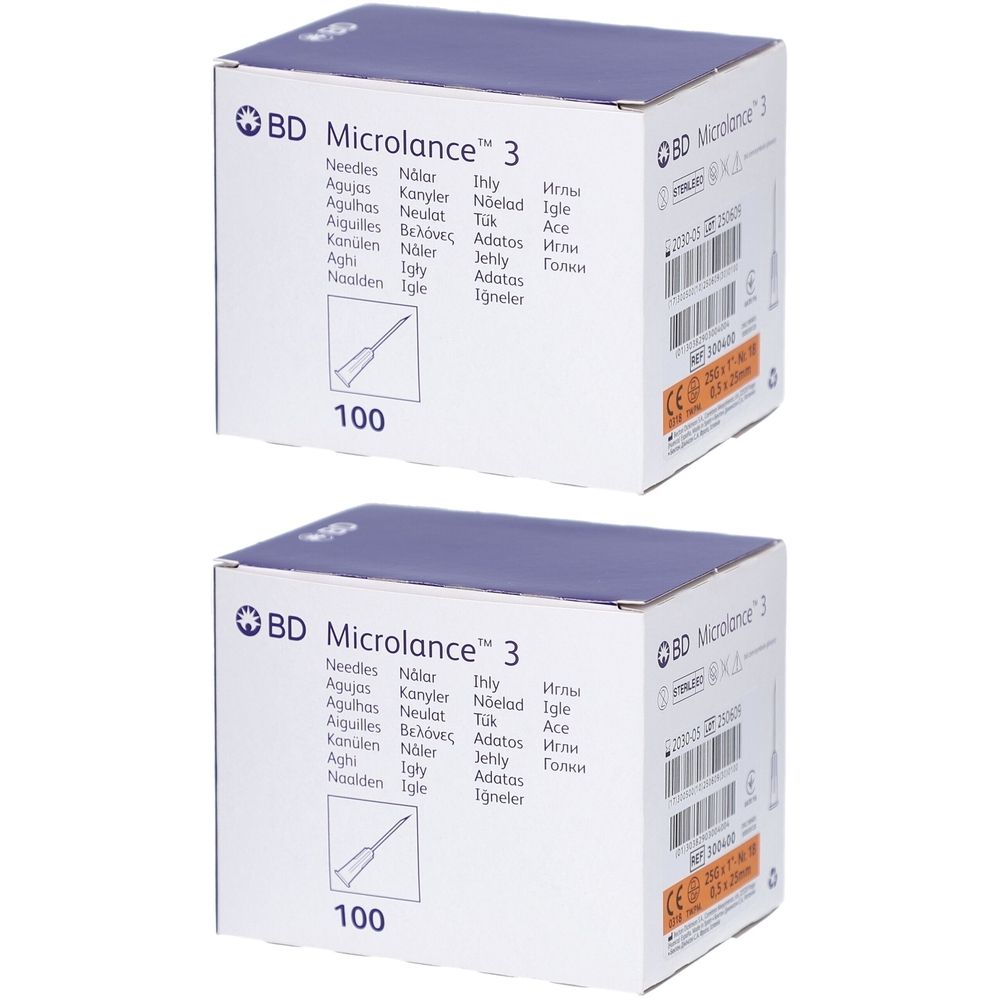 BD Microlance 3 Nadeln 25G x 25 mm