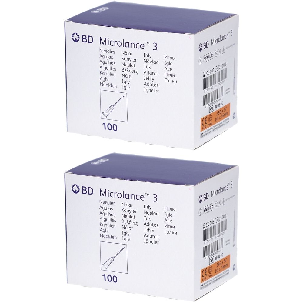 BD Microlance 3 Nadeln 25G x 16 mm