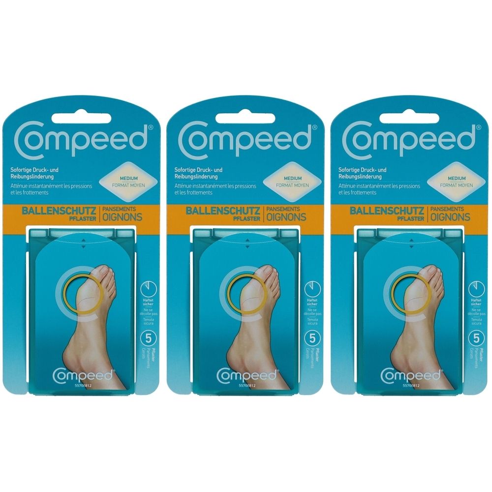Compeed Ballenpflaster Medium - Lindert Druck und Reibung