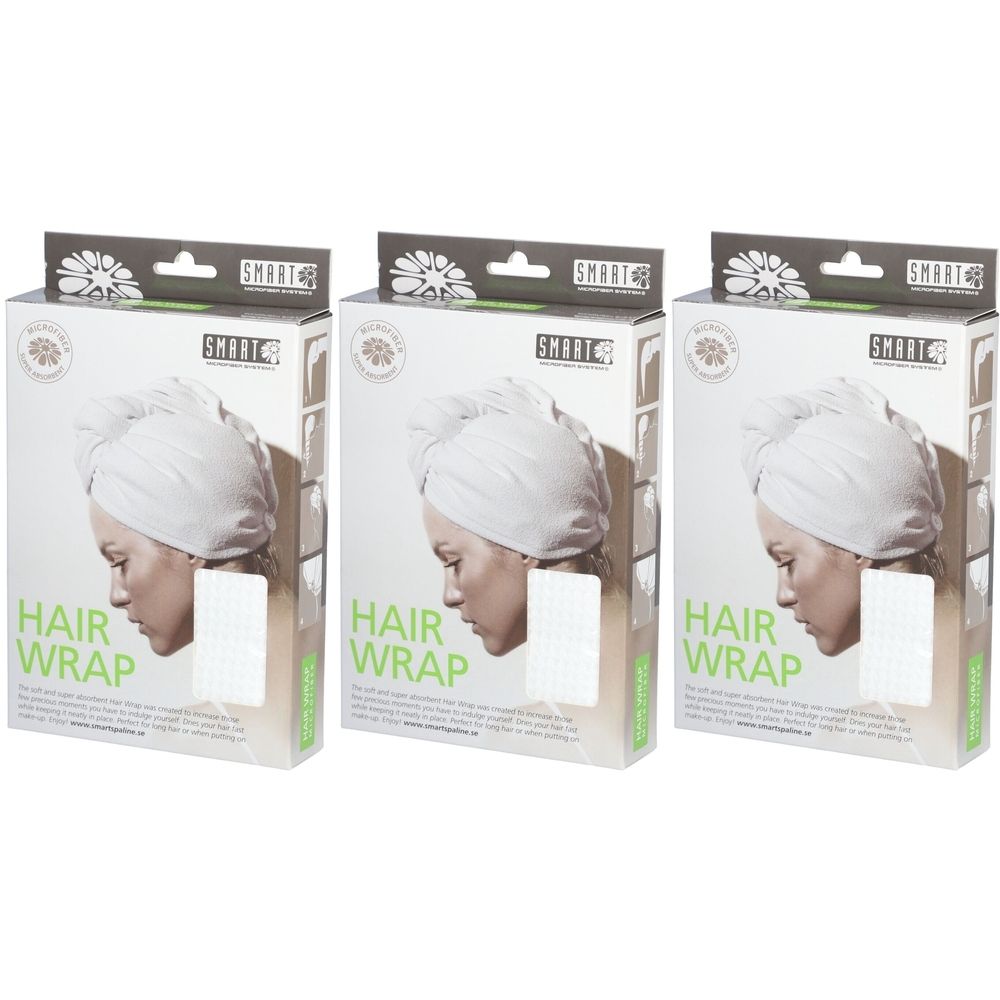 Smart Microfiber Hair Wrap - Mikrofaserhandtuch für die Haare