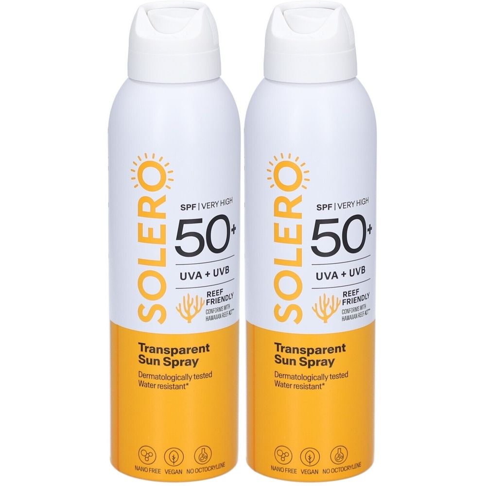 Solero Feuchtigkeitsspendendes Sonnenspray Spf50+