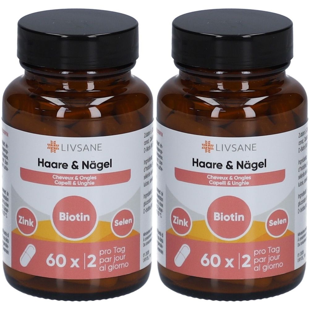 Livsane Haare & Nägel - mit Zink, Biotin und Selen