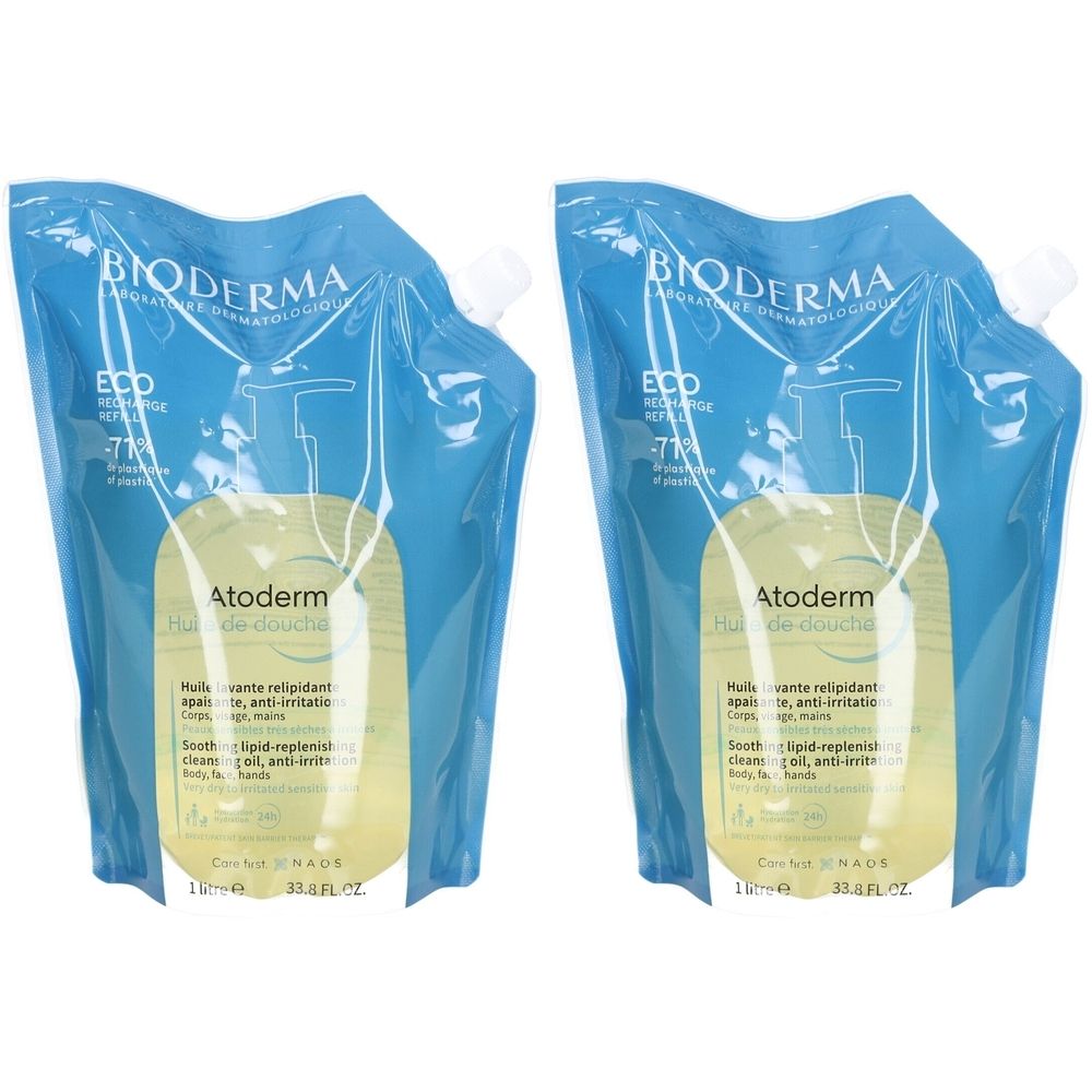 Bioderm Atoderm Huile de Douche Eco-Recharge