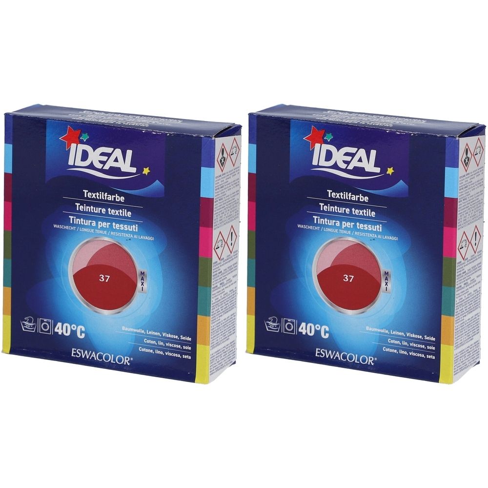Ideal® Maxi Textilfarbe für Baumwolle No37 Hermesrot