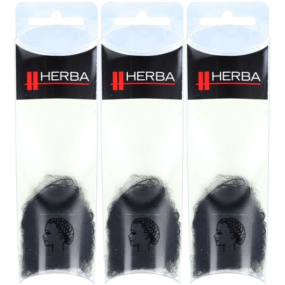 Herba Haarnetze schwarz