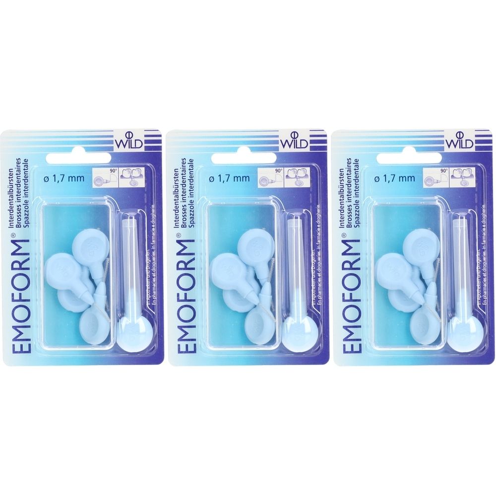 Emoform® Interdentalbürsten 1,7 mm - Hellblau