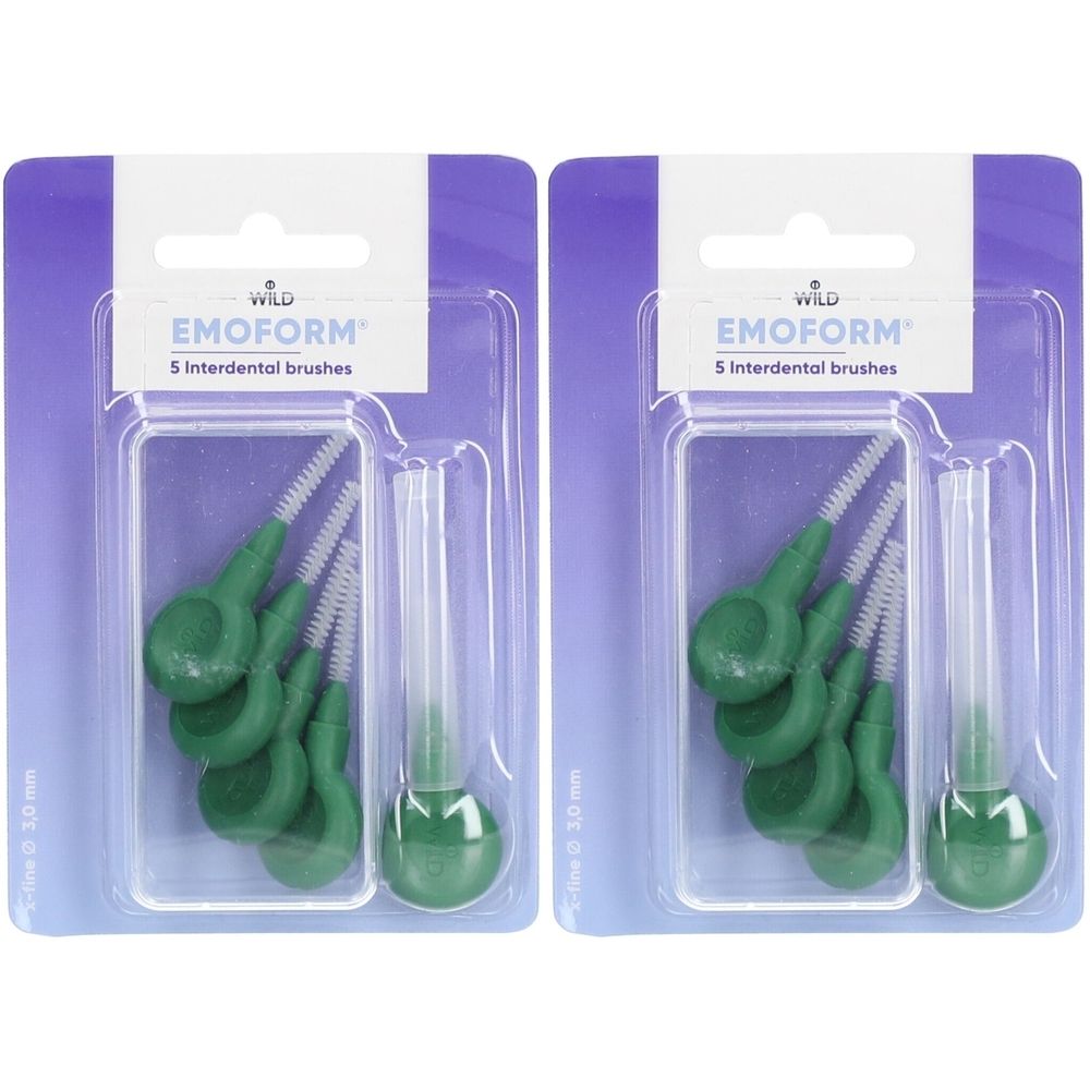 Emoform® Interdentalbürsten 3,0 mm - Dunkelgrün