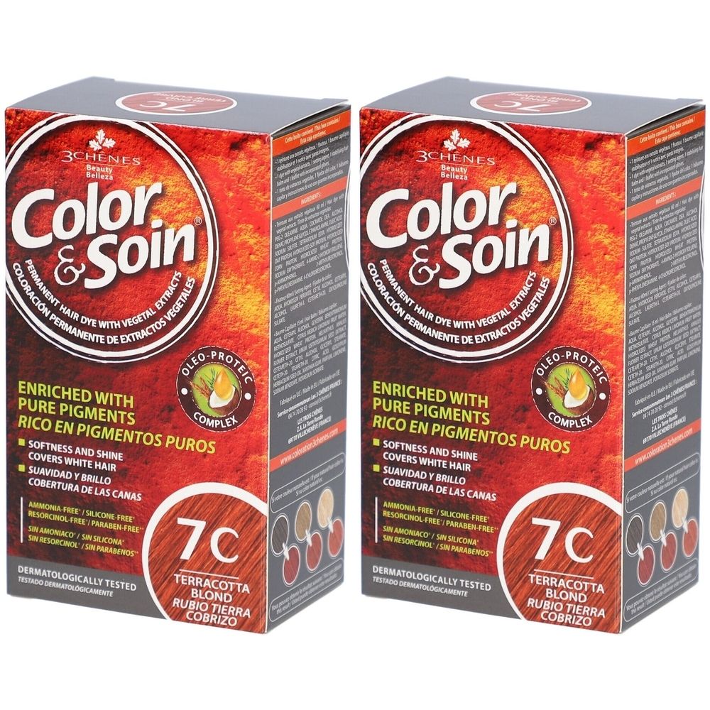 Les 3 Chênes Color & Soin Coloration 7C Erdblond kupferfarben