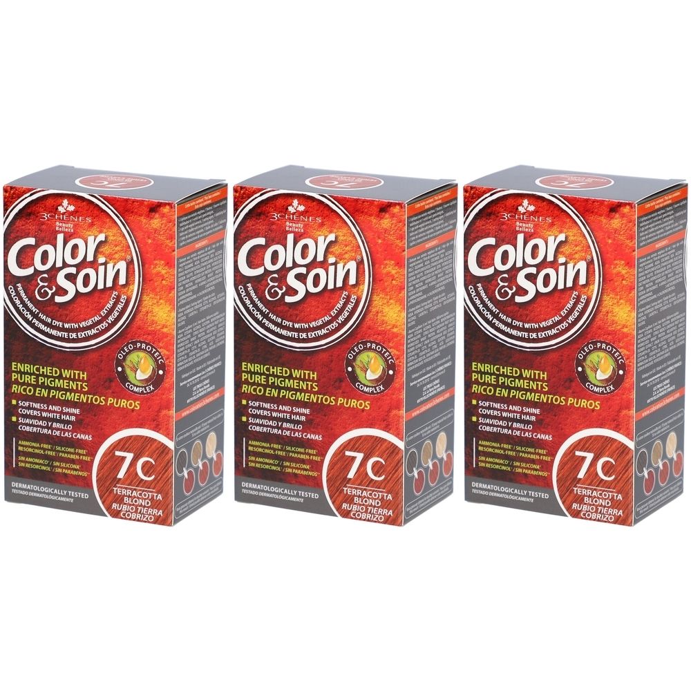 Les 3 Chênes Color & Soin Coloration 7C Erdblond kupferfarben
