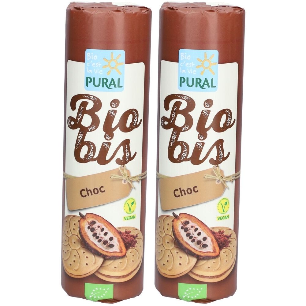 Pural Bio Bis - Vegane Bio-Schokoladenkekse