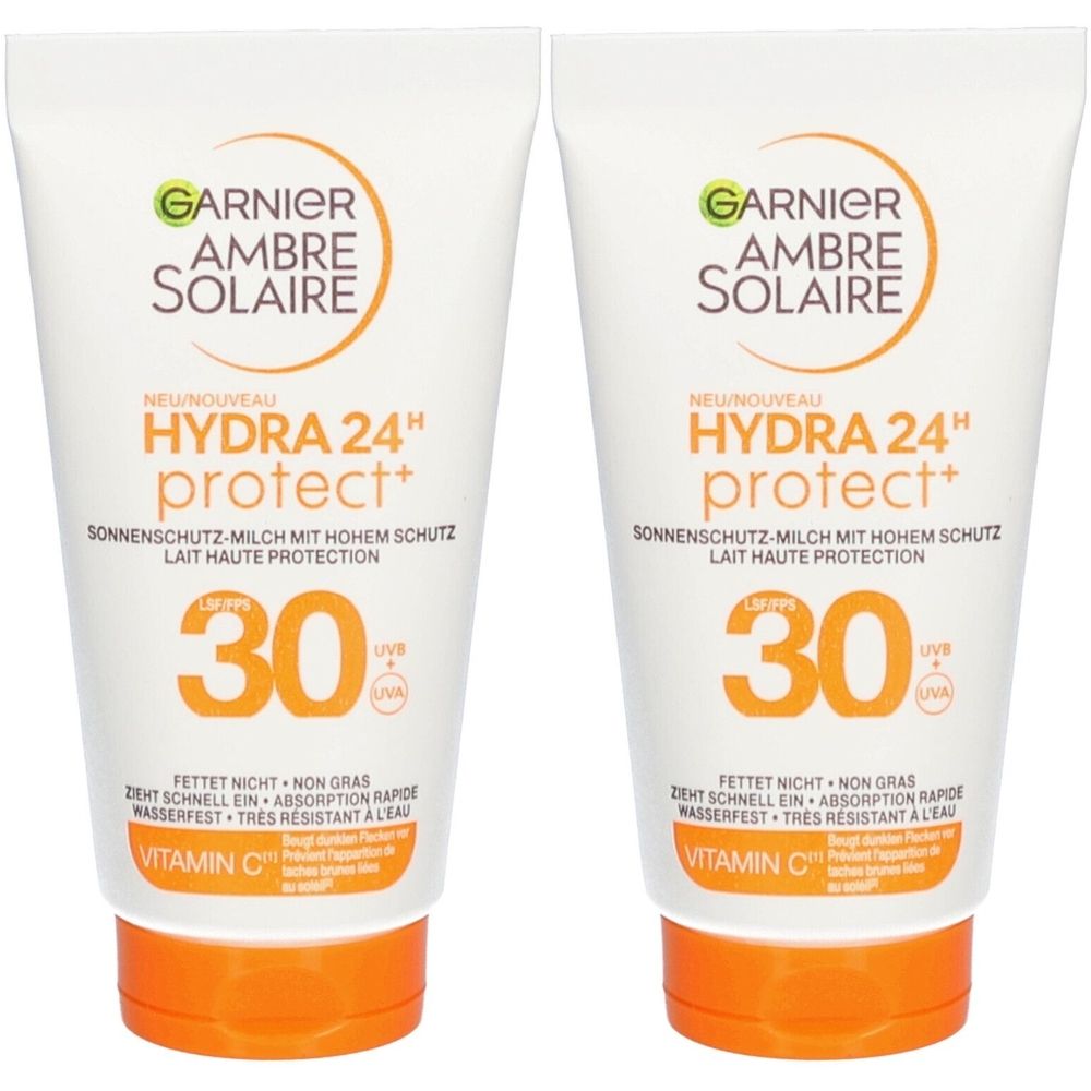 Garnier Ambre Solaire Sonnencreme Feuchtigkeitsspendende Sonnenmilch SPF 30