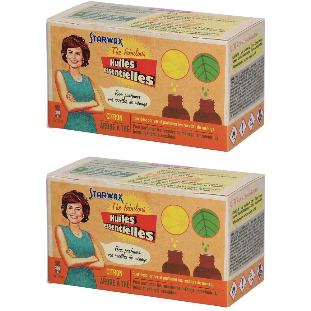 Starwax The Fabulous Ätherische Öle Zitrone & Teebaum 2 x 10 ml