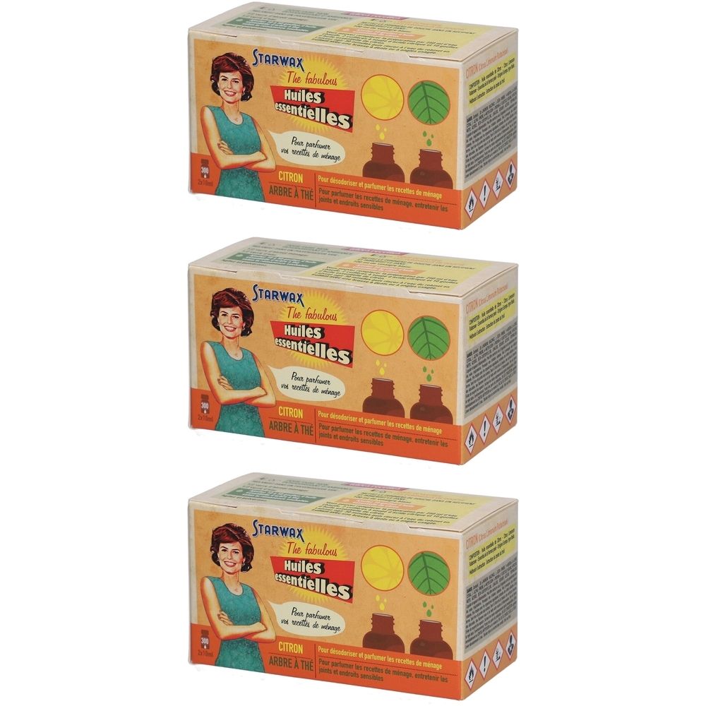 Starwax The Fabulous Ätherische Öle Zitrone & Teebaum 2 x 10 ml