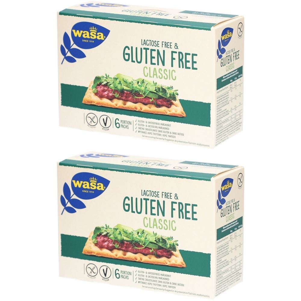 Wasa® Knäckebrot Classic laktose- und glutenfrei