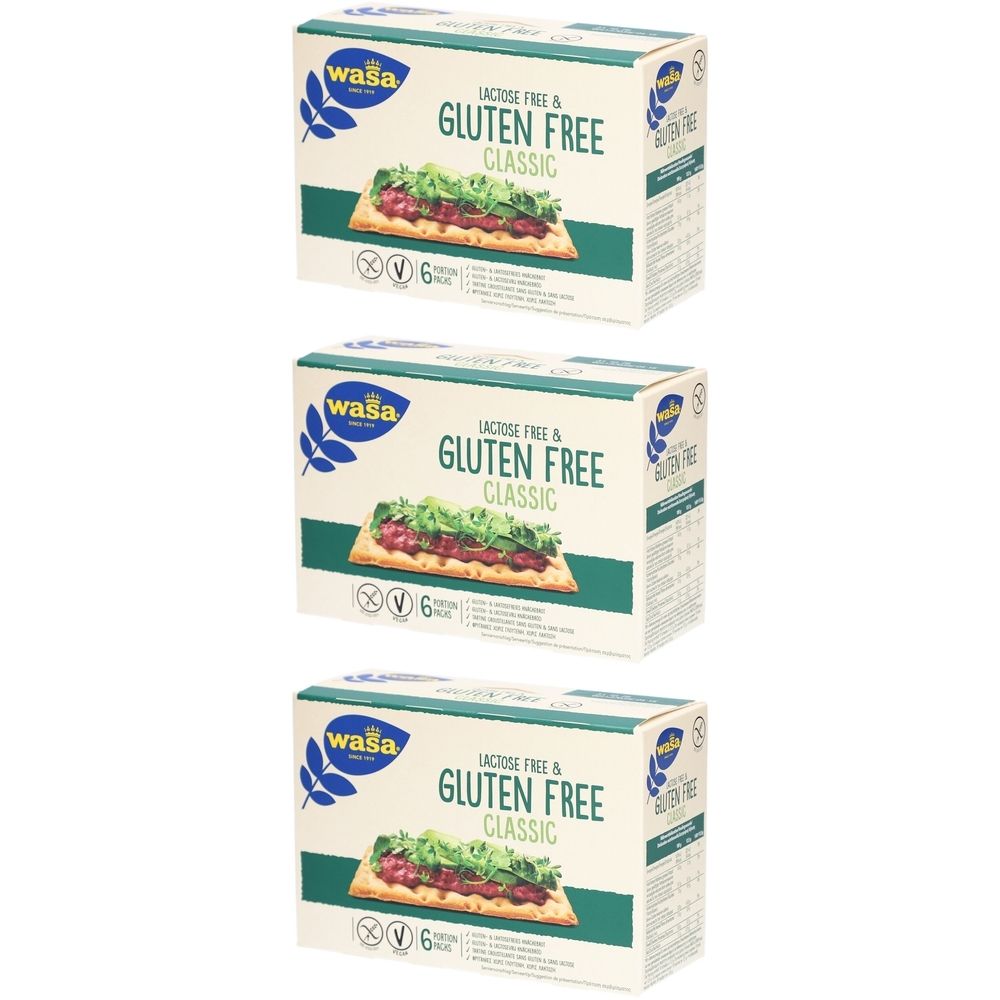 Wasa® Knäckebrot Classic laktose- und glutenfrei