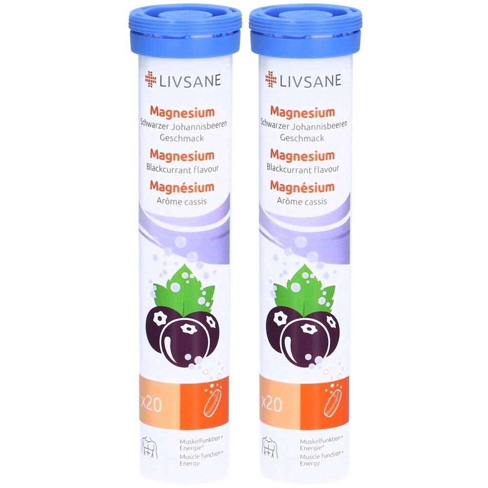 Livsane Magnesium - Aroma Schwarze Johannisbeere