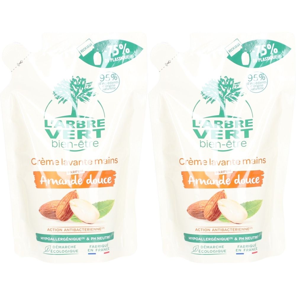 L'arbre Vert Ökologische Handseife Süssmandel Refill