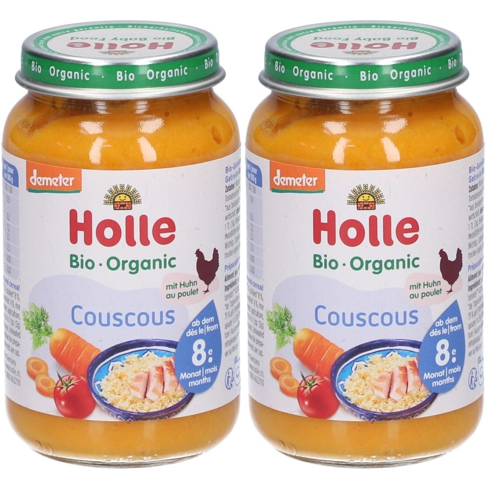 Holle Bio-Couscous mit Hähnchen