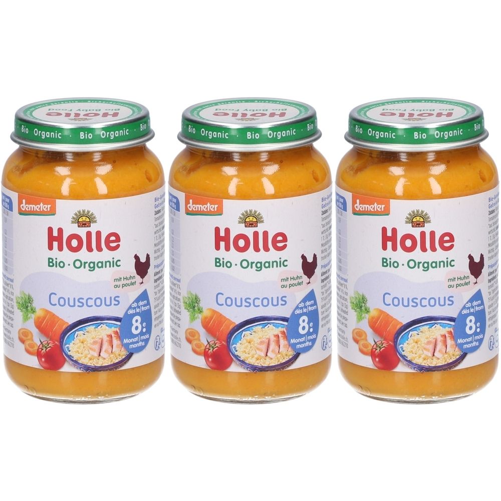 Holle Bio-Couscous mit Hähnchen