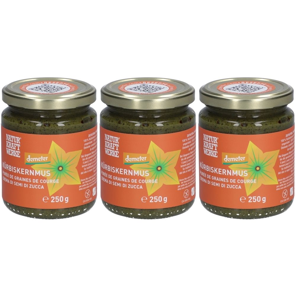 Naturkraftwerke Püree aus Kürbiskernen demeter