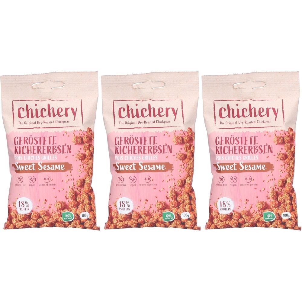 chichery Geröstete Kichererbsen Sweet Sesame