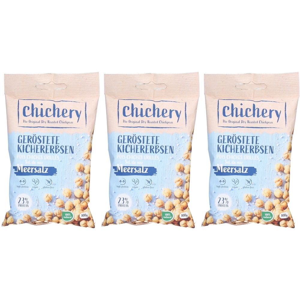 chichery Gegrillte Kichererbsen mit Meersalz