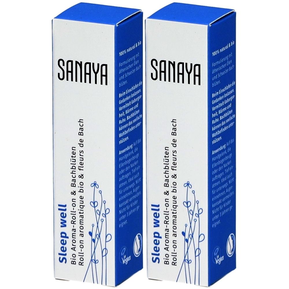 Sanaya Roll On Aromatisch Bio & Bachblüten Sleep Well