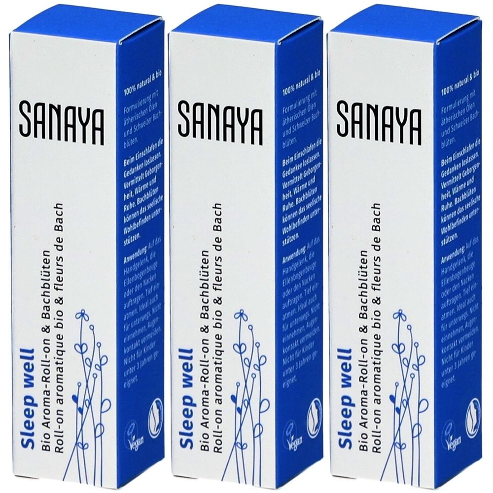 Sanaya Roll On Aromatisch Bio & Bachblüten Sleep Well