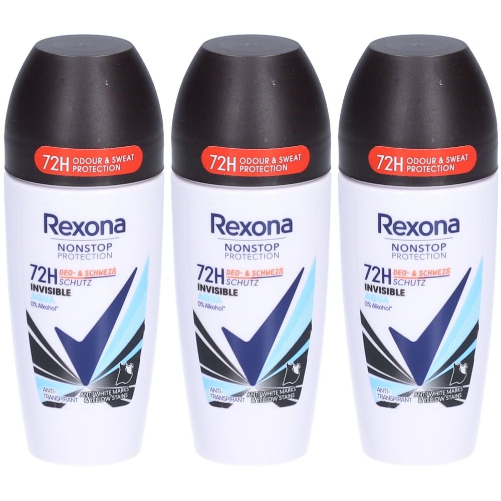 Rexona® Antitranspirant Deo Roll-on Nonstop Protection Invisible Aqua