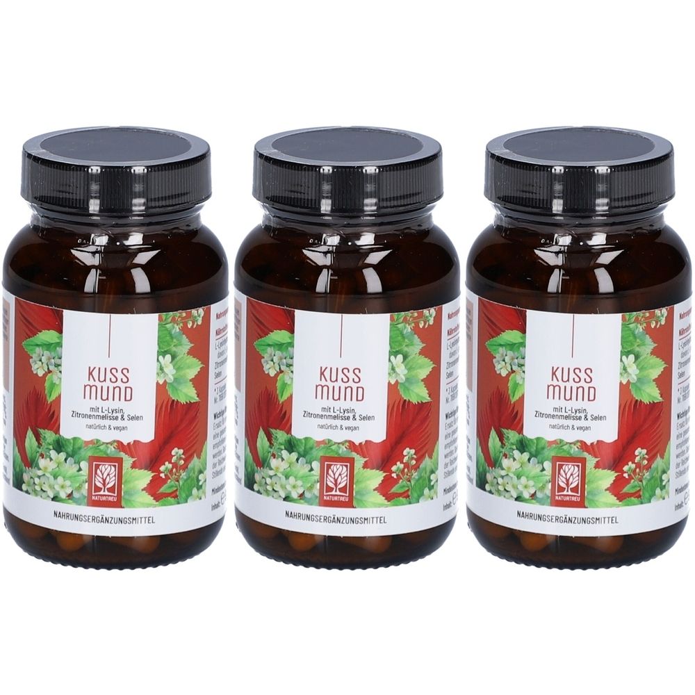 L-Lysin, Selen und Zitronenmelisse - Kussmund - Naturtreu®