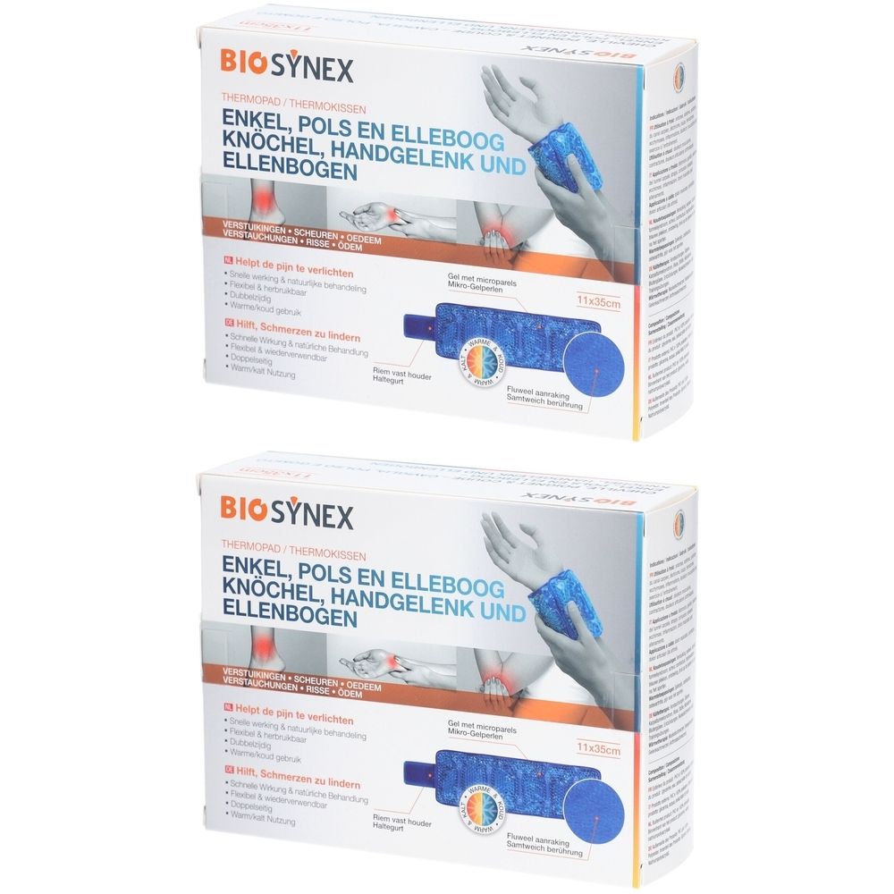 Biosynex Wärmekissen - Knöchel, Handgelenk & Ellbogen 11 x 35 cm