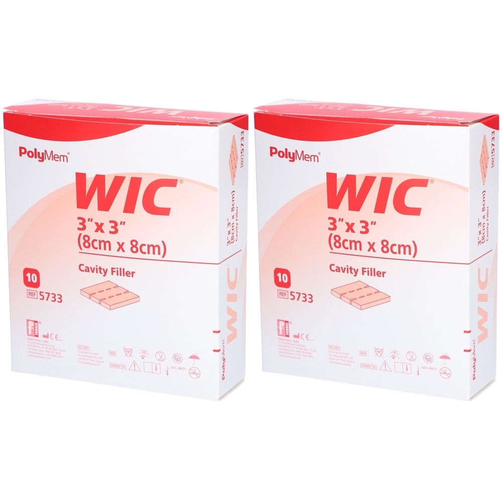PolyMem® Wic® Kavitätenfüllendes Pflaster 8 cm x 8 xm
