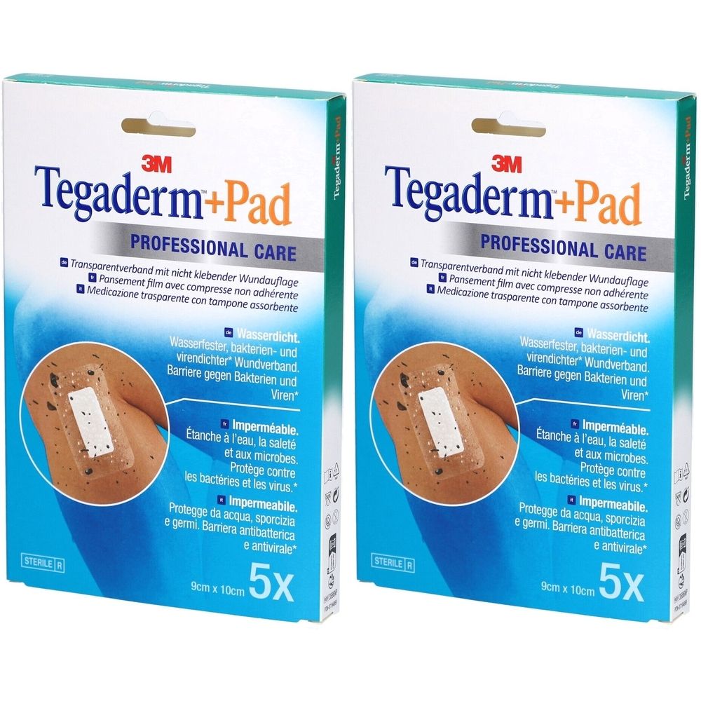 3M Tegaderm™ + Pad Folienverband mit nicht haftender Kompresse 9 x 10 cm