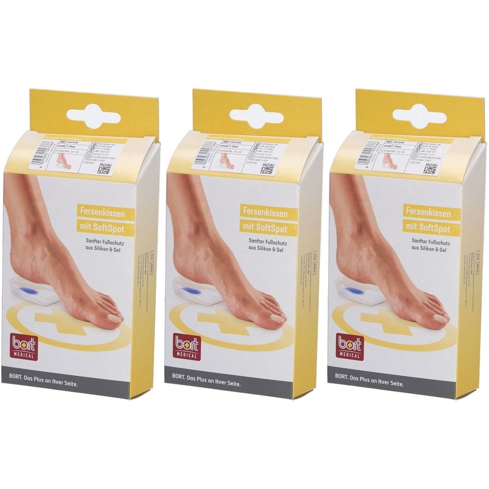 Bort PediSoft Fersenkissen mit SoftSpot, 1 Paar