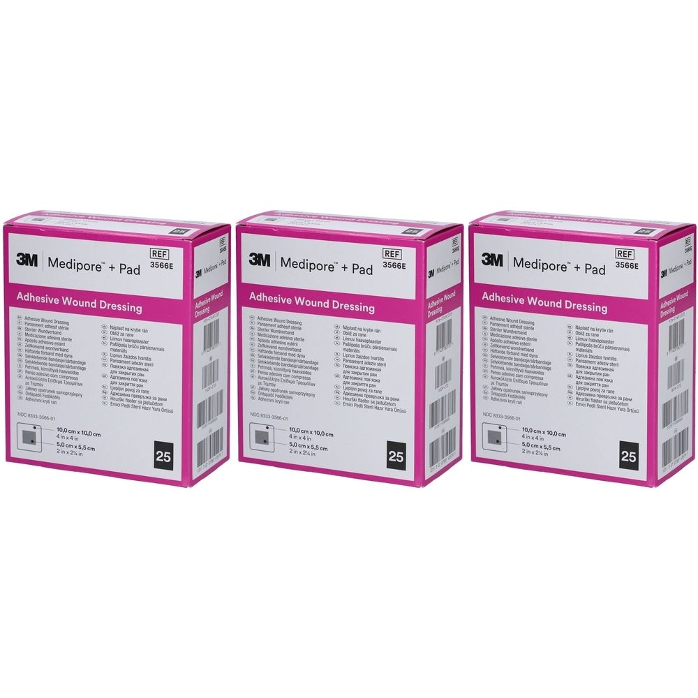 3M™ Medipore™ + Pad 10 x 10 cm