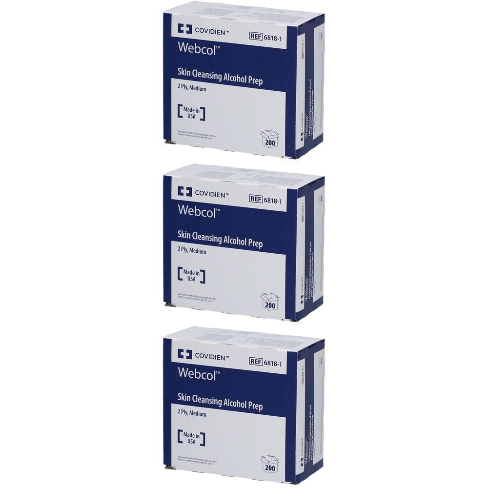 Webcol™ Skin Cleansing Alcohol Prep