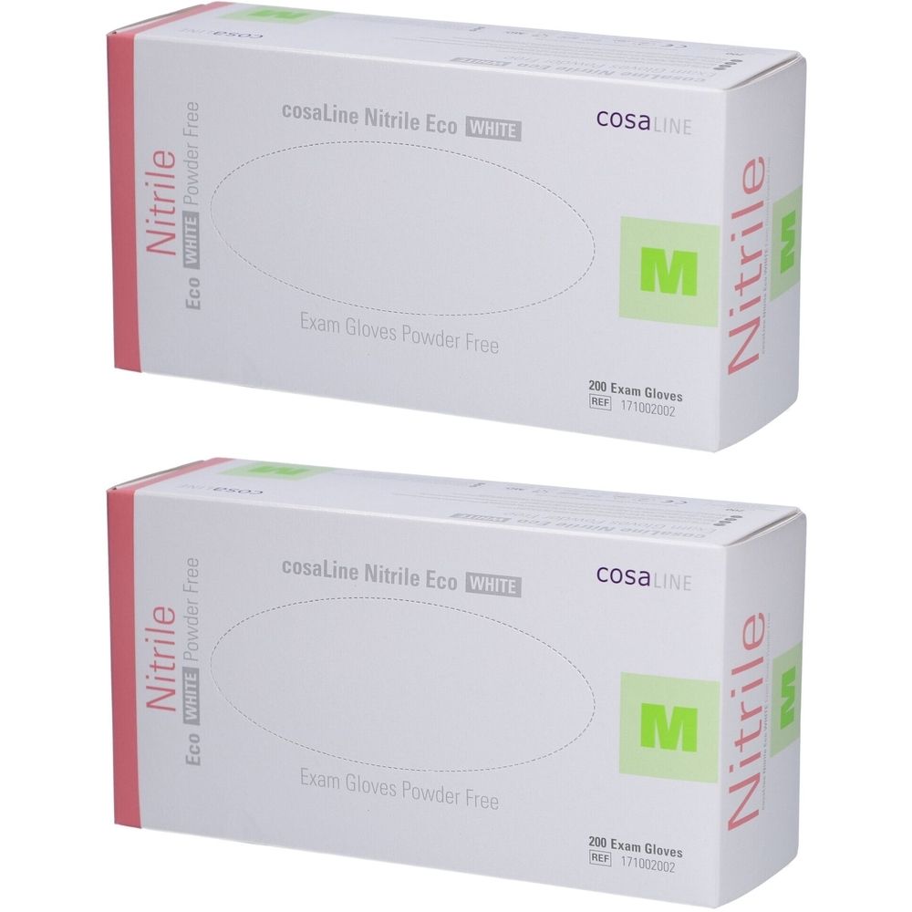 cosaLine - Untersuchungshandschuhe Nitril Eco Weiß M