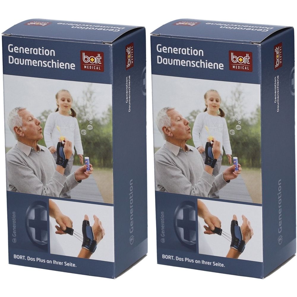 Bort Generation Daumenschiene rechts Gr. M blau